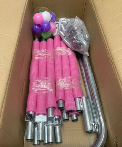 Trampolín infantil 140cm ROSA