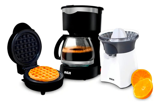 Combo waflera + Cafetera + Exprimidor