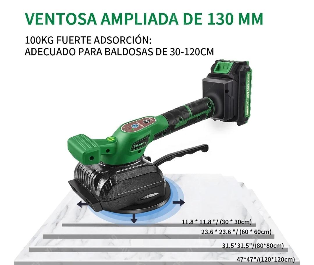 Maquina niveladora de azulejos y baldosas 2 baterías de 20v/12000 RPM