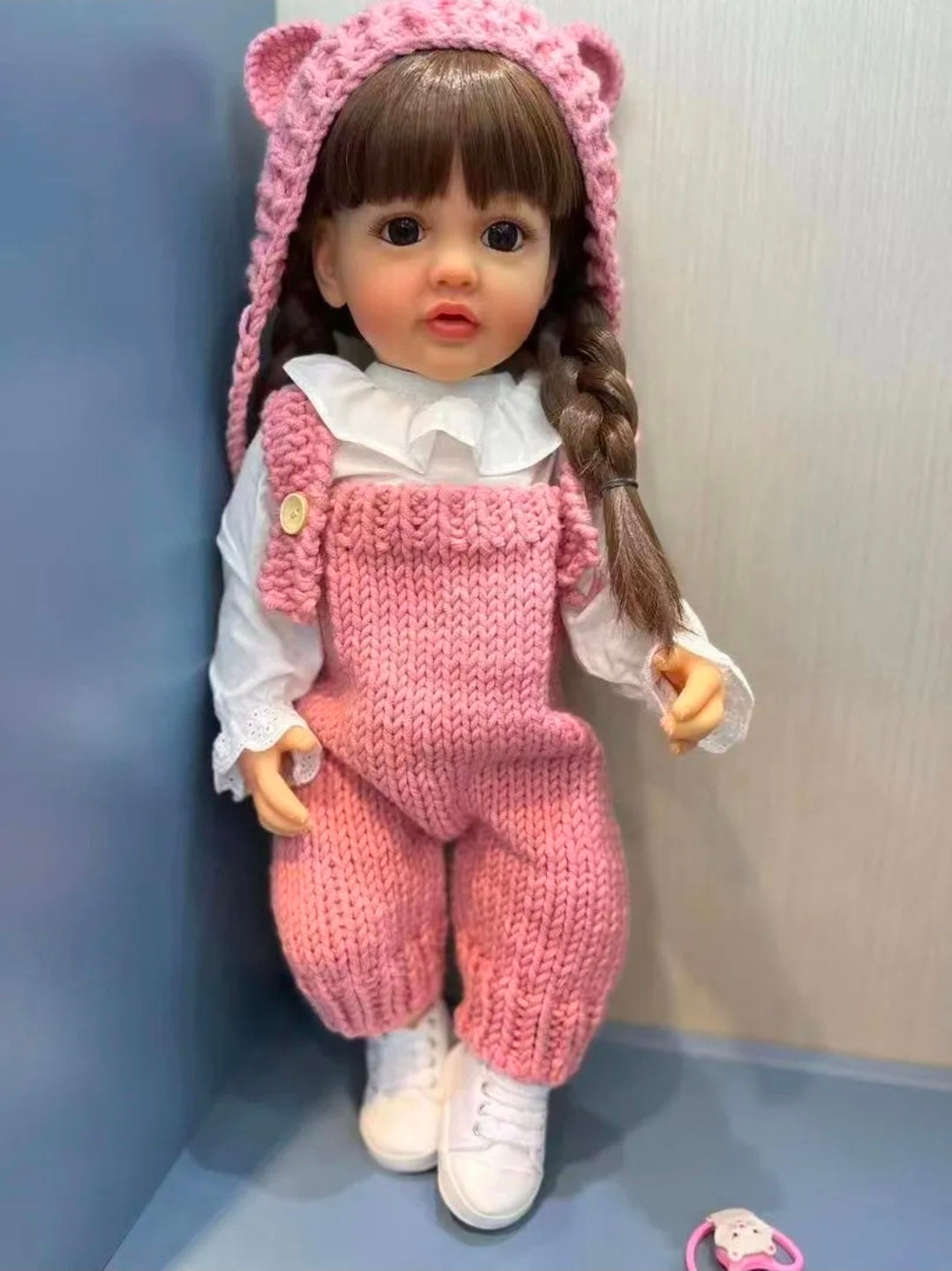 Bebé muñeca TIPO reborn silicona 55 cm