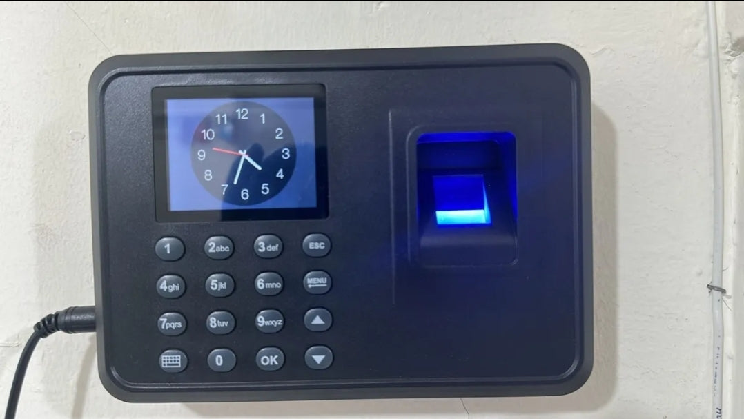Reloj checador huella biométrica digital