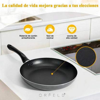 Batería De Cocina 20 Piezas De Aluminio Con Antiadherente