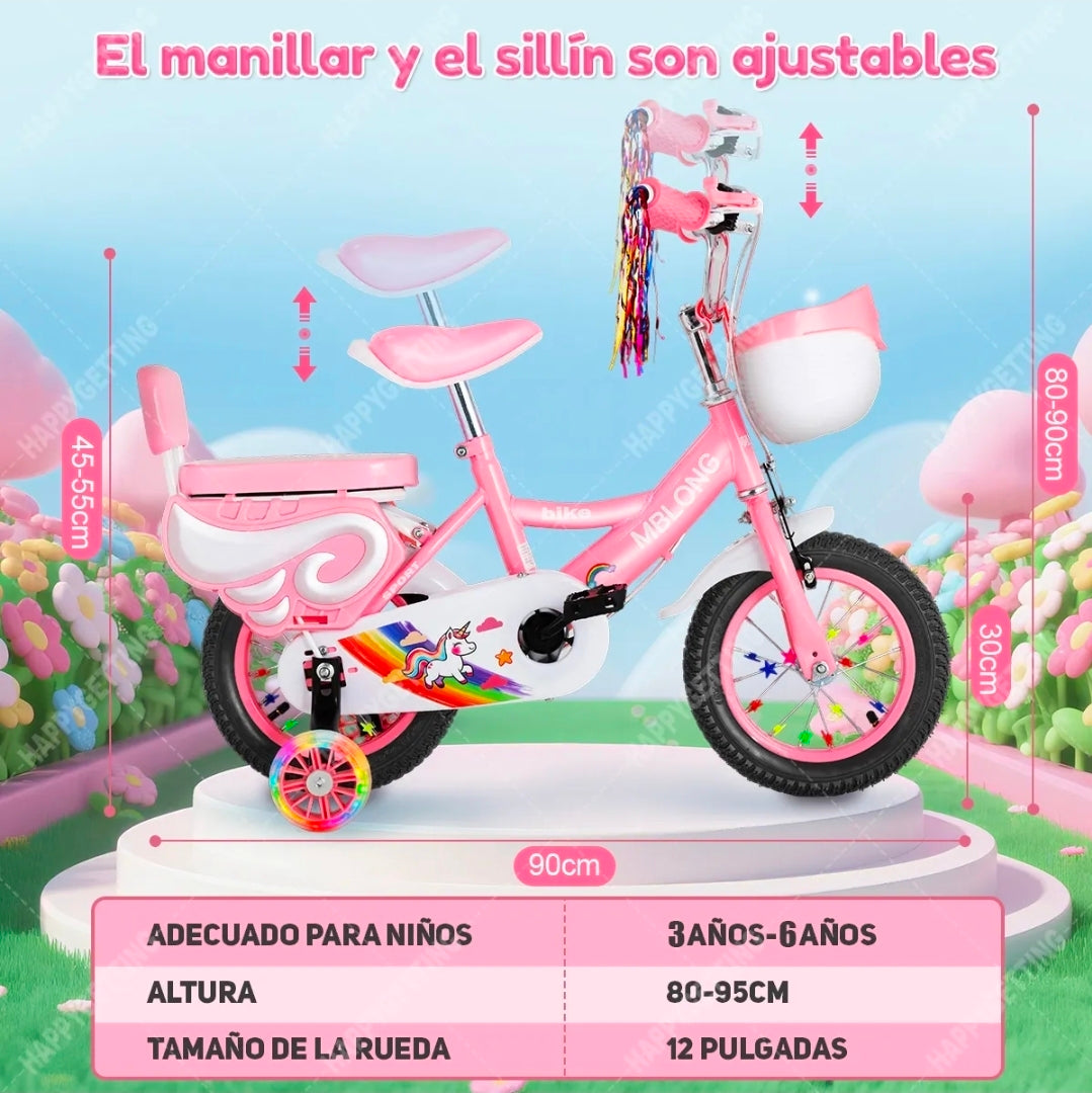 Bicicleta  Infantil Para niños De 2-6 años R12