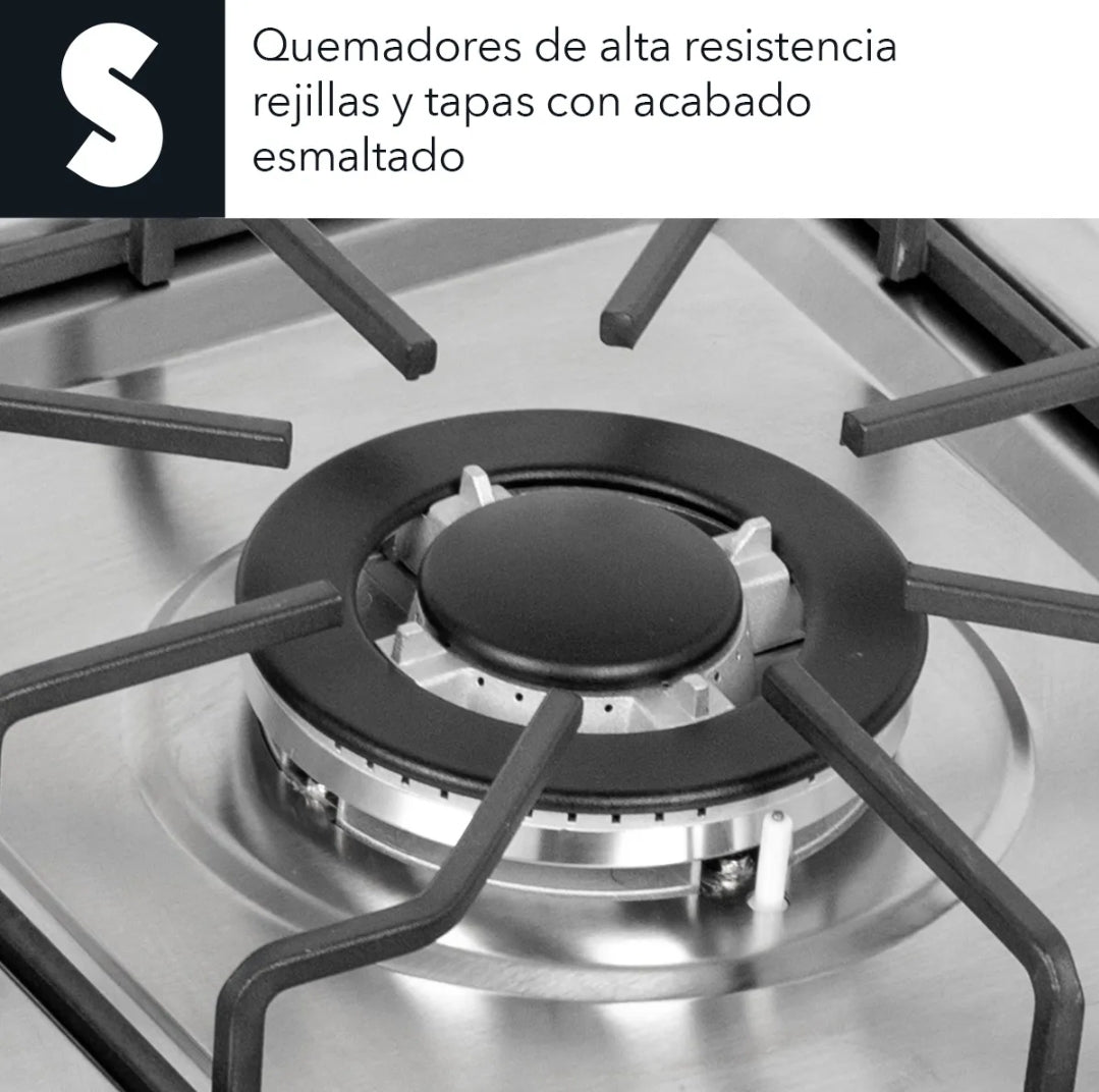 Parrilla Empotrable 5 Quemadores SIGNA