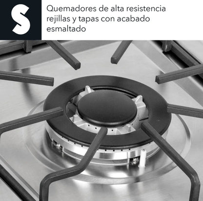 Parrilla Empotrable 5 Quemadores SIGNA