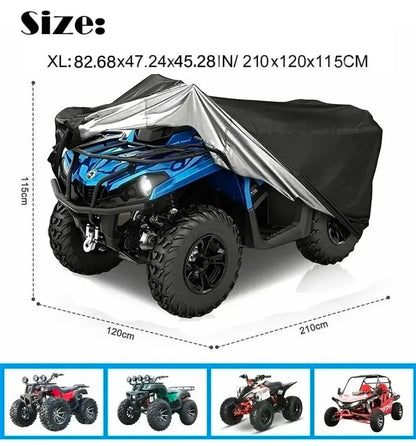 Funda Impermeable Doble Capa Para Cuatrimoto