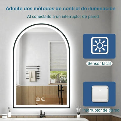Espejo inteligente forma de Arco 40x60cm