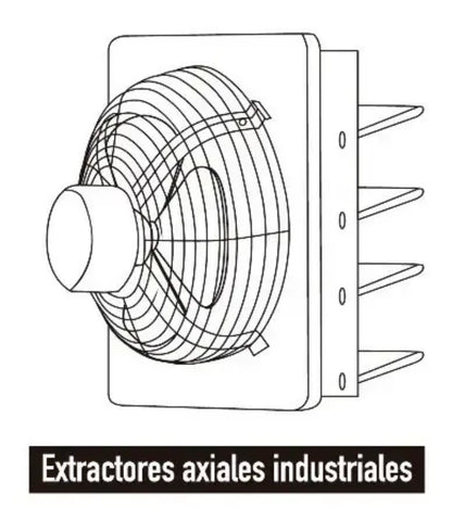Extractor De Aire Industrial Kodiak 14 Pulgadas