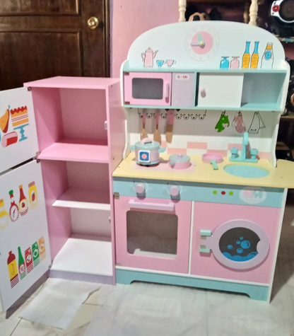 Cocinita infantil con lavadora 101x29x101cm