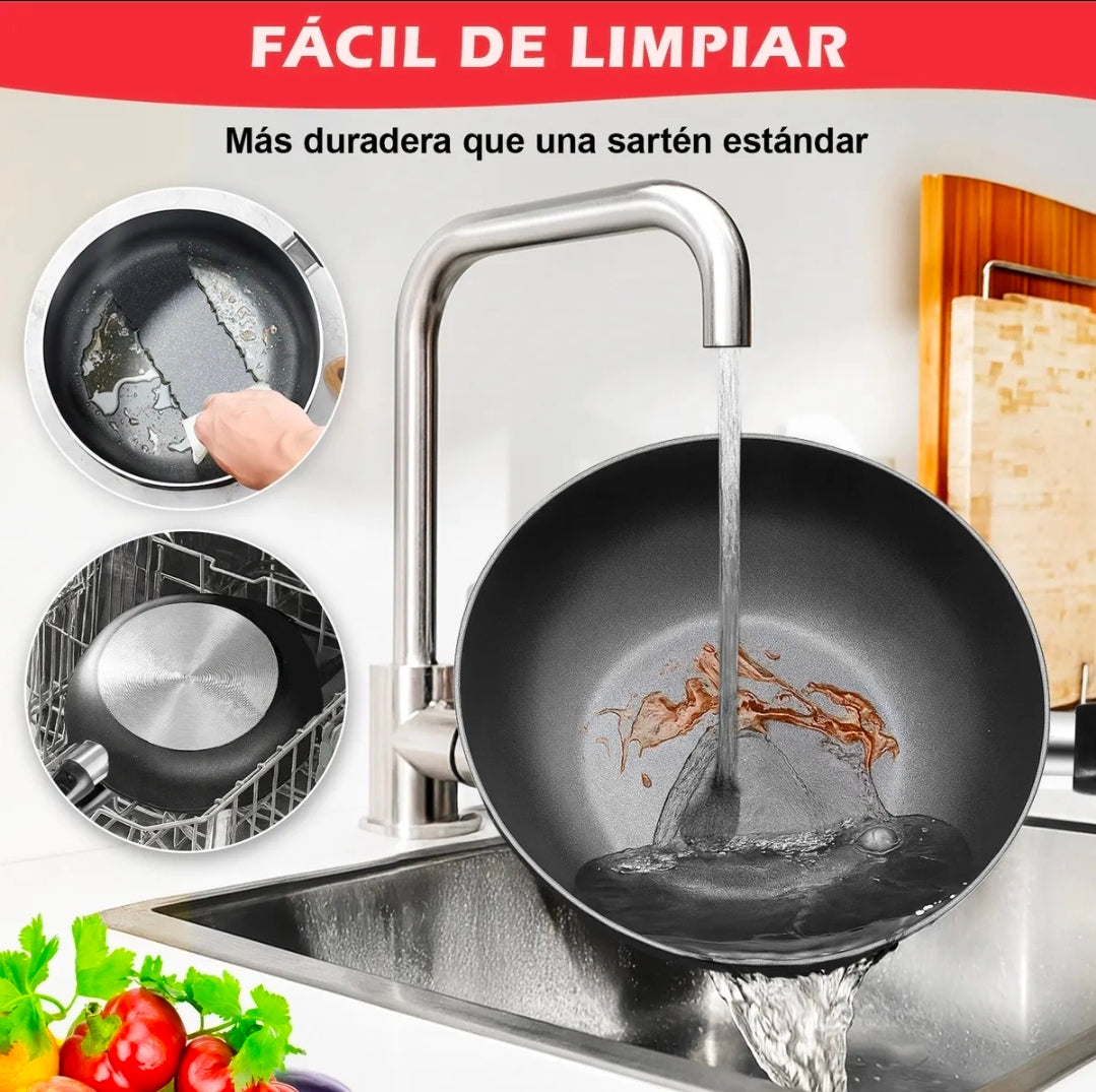 Batería de cocina Aluminio Antiadherente 22 piezas