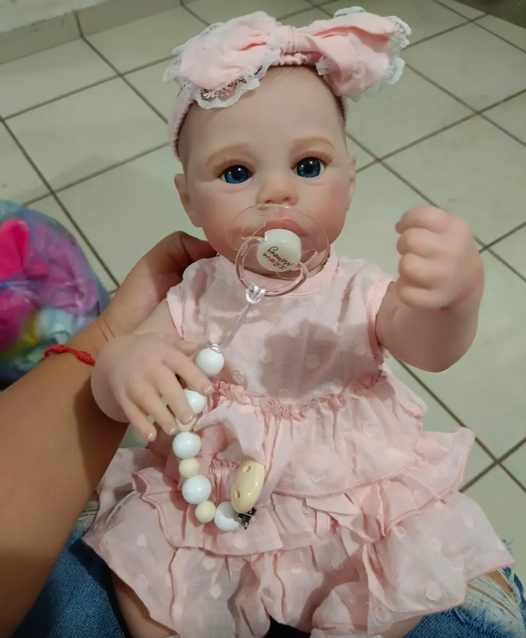 Muñeca de silicona 48cm tipo NENUCO
