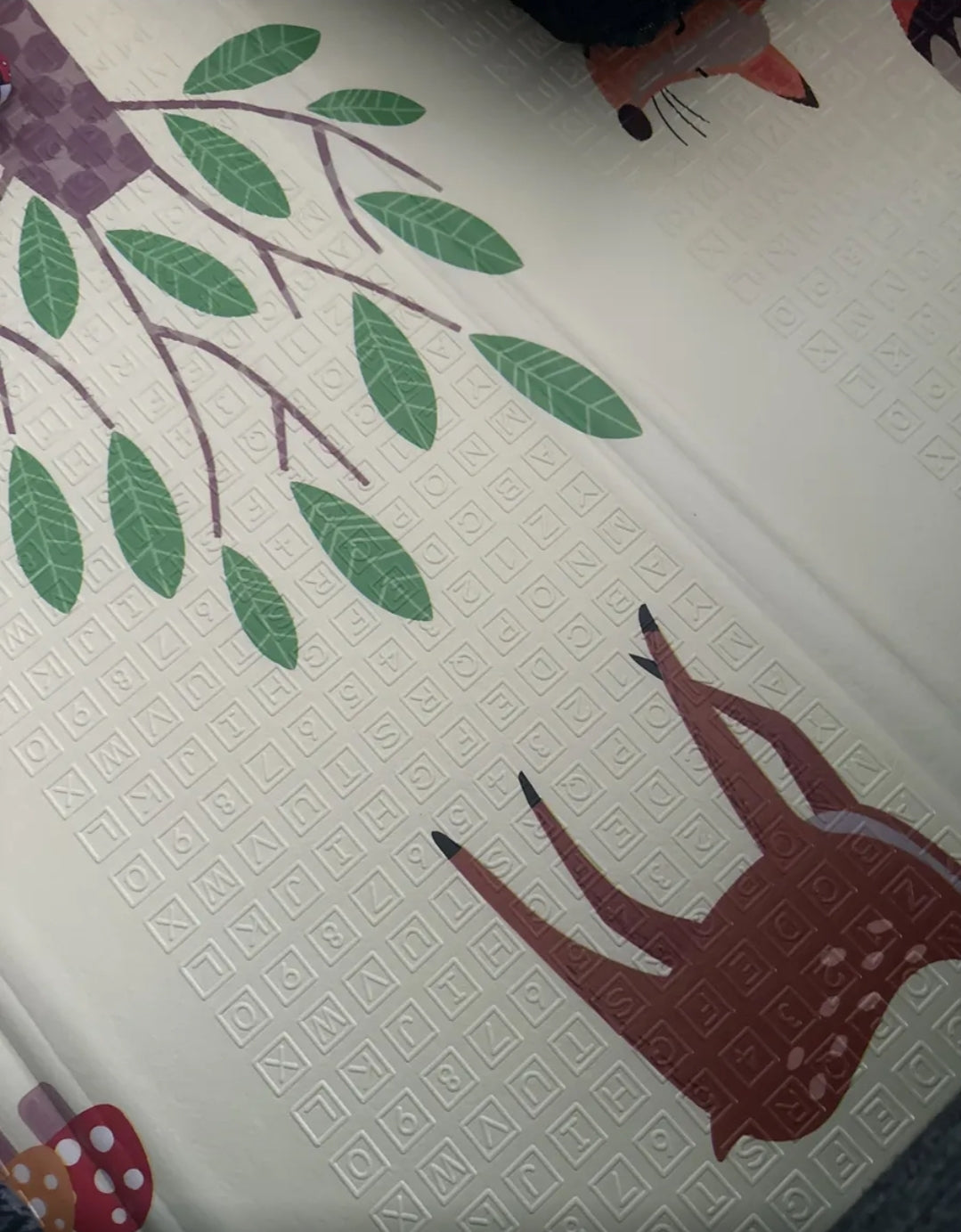 Tapete de bebé antigolpes plegable 2.00x1.50m doble cara