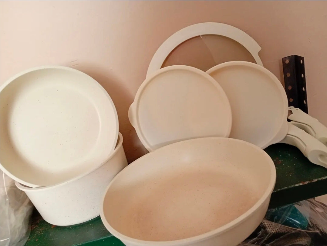 Juego de sartenes antiadherentes batería de cocina 31 pz