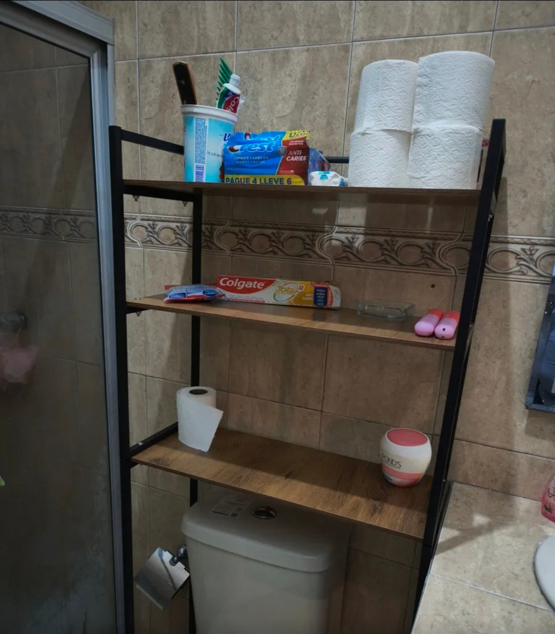 Mueble organizador para baño