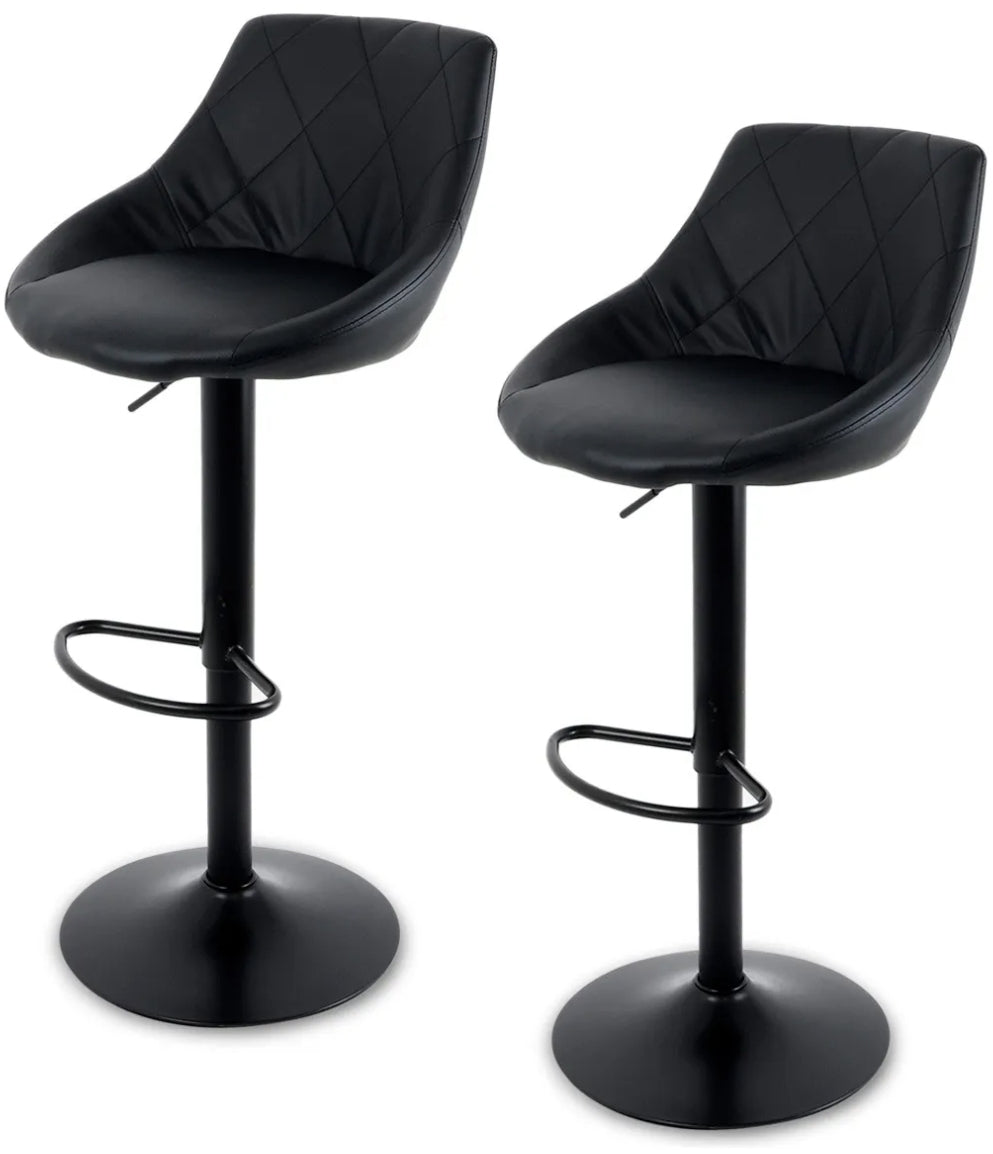 2 bancos para barra con respaldo