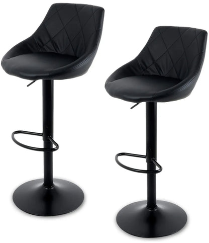 2 bancos para barra con respaldo