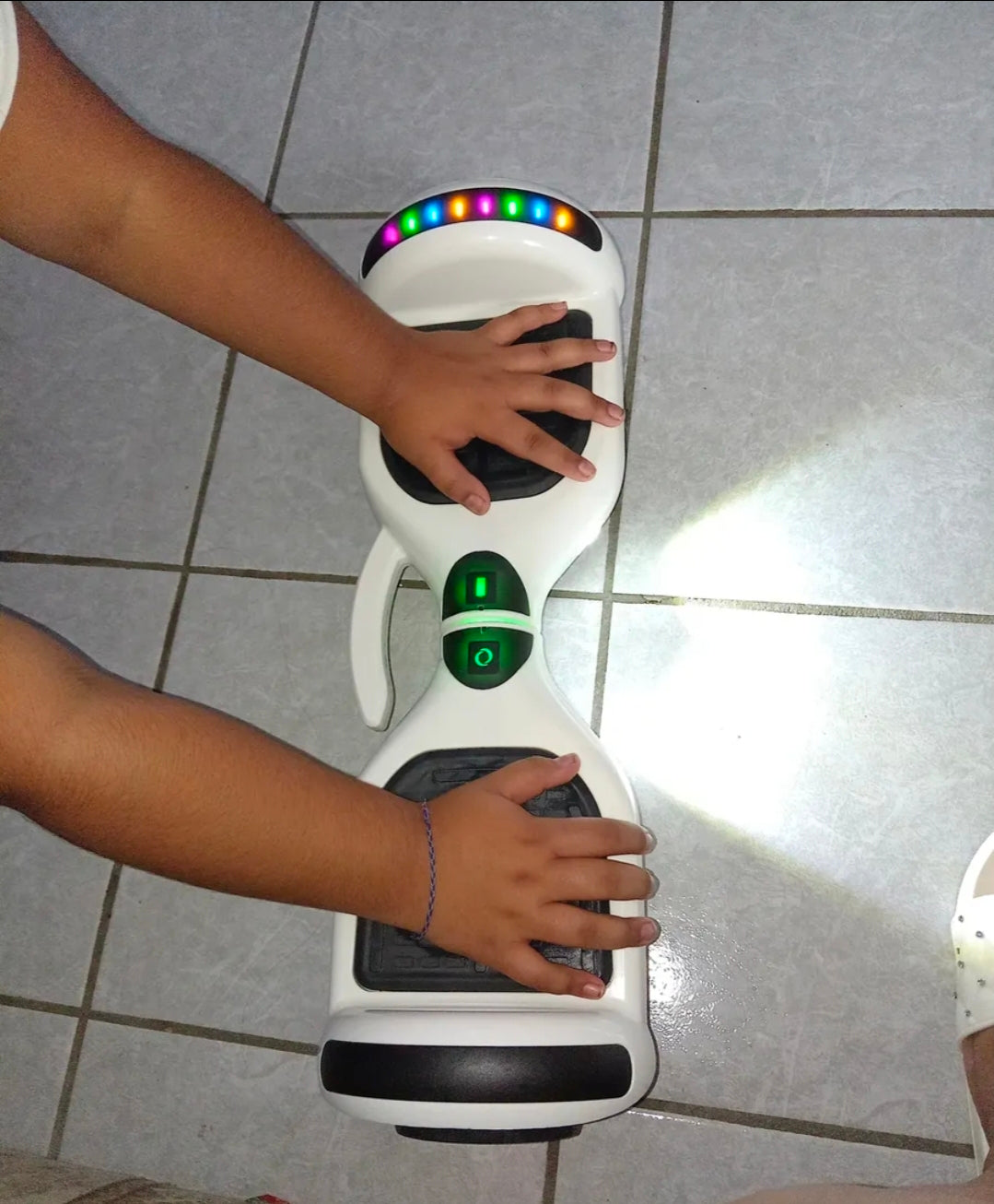 Patineta Eléctrica Hoverboard Con Bluetooth Luces Led