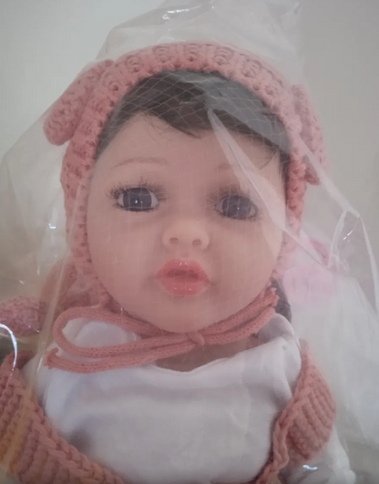 Bebé muñeca TIPO reborn silicona 55 cm