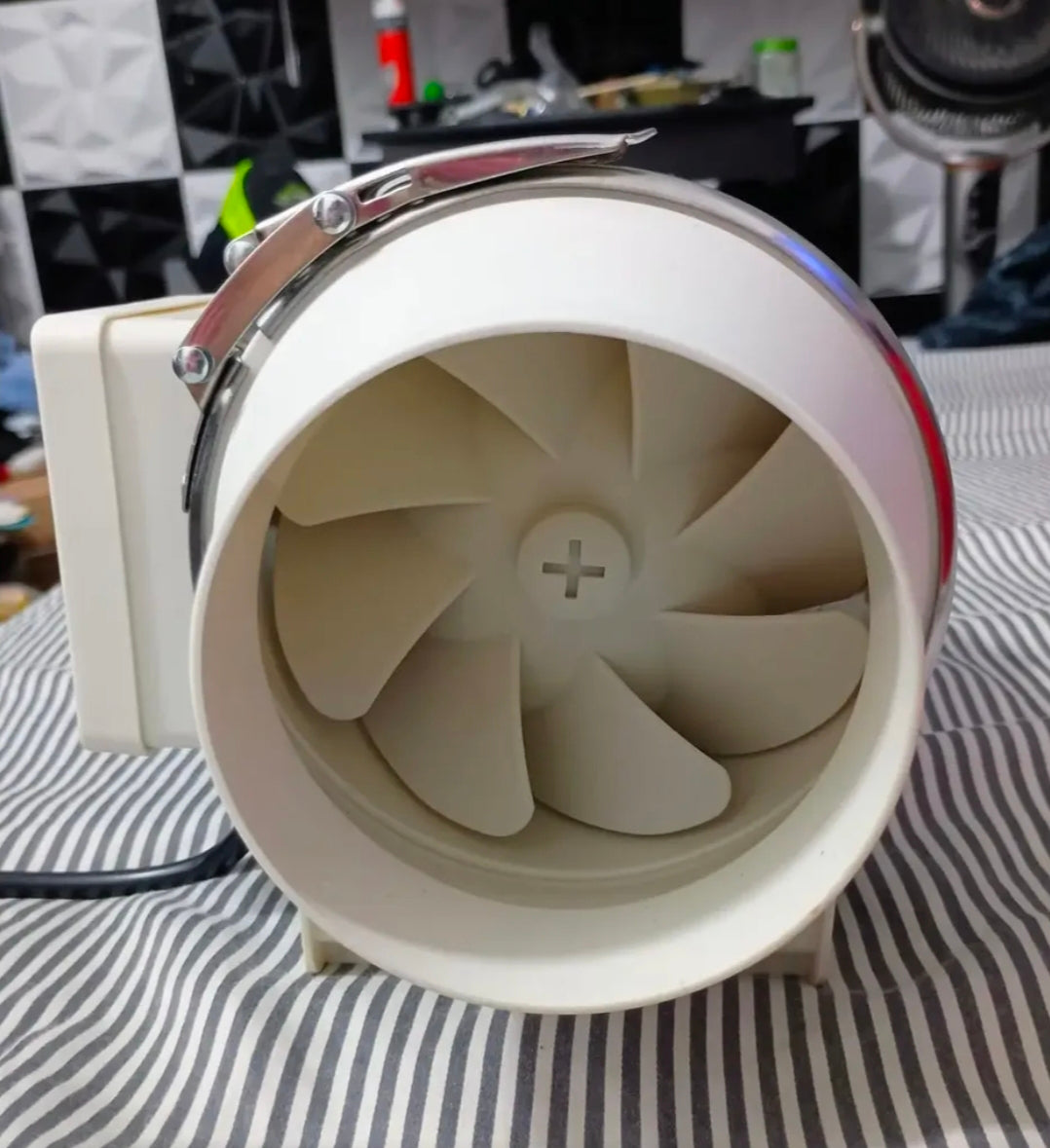 Extractor De Aire Industrial Potente Silencioso De 4 Pulgadas