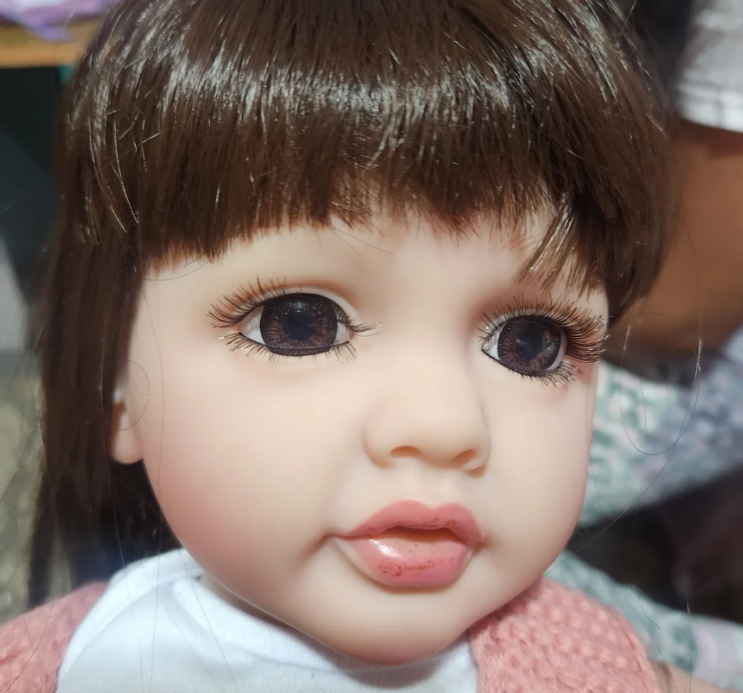 Bebé muñeca TIPO reborn silicona 55 cm