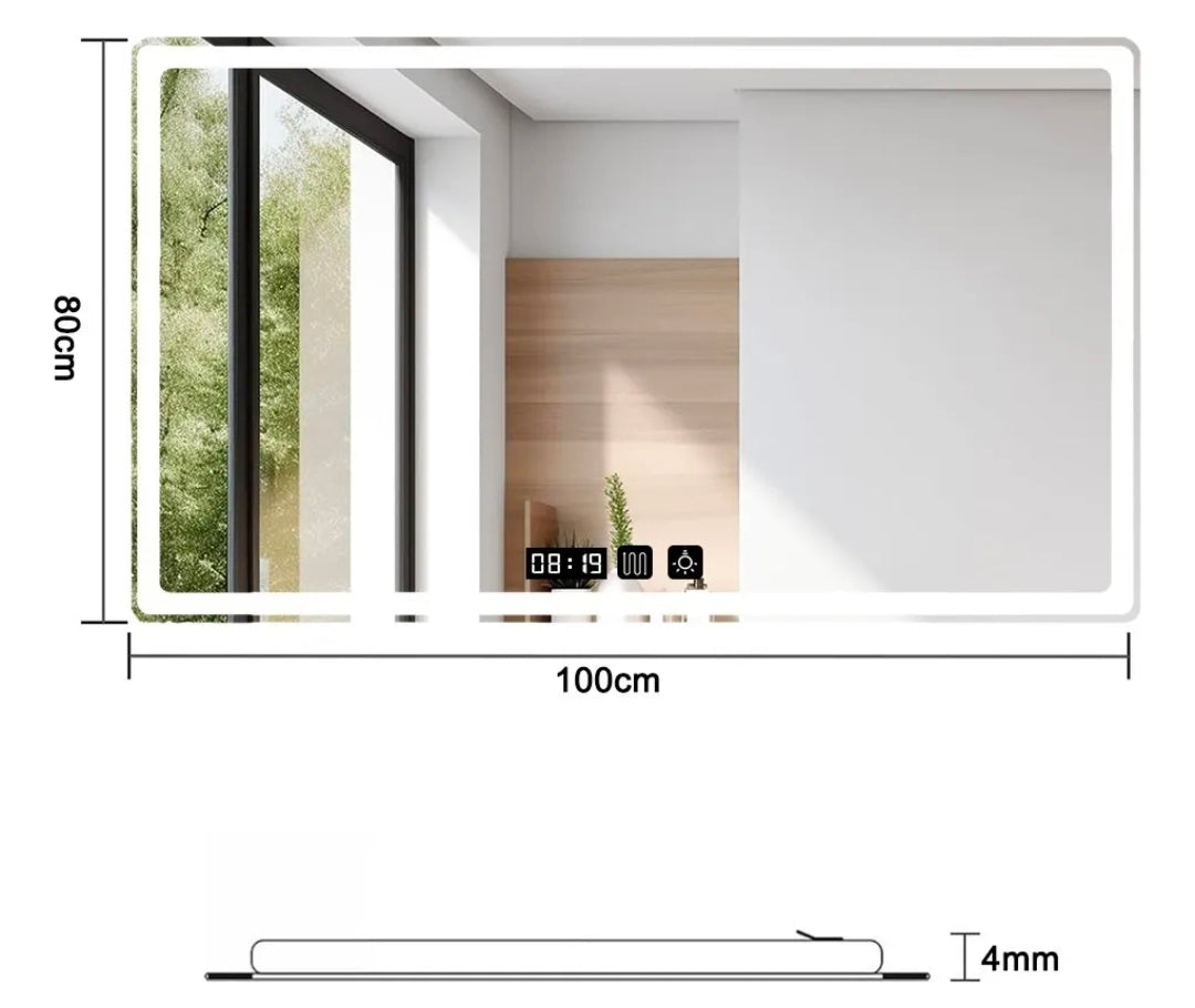 Espejo LED 100x80cm