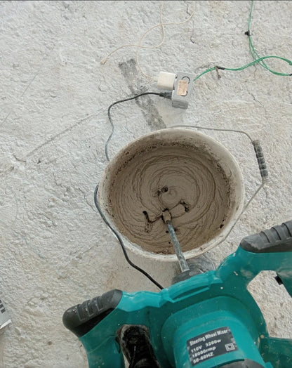 Mezcladora eléctrica de cemento/pintura 6 velocidades 3200w