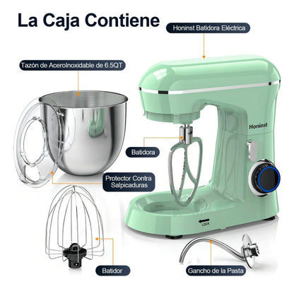 Batidora de pedestal planetaria 10vel 6.5Qt