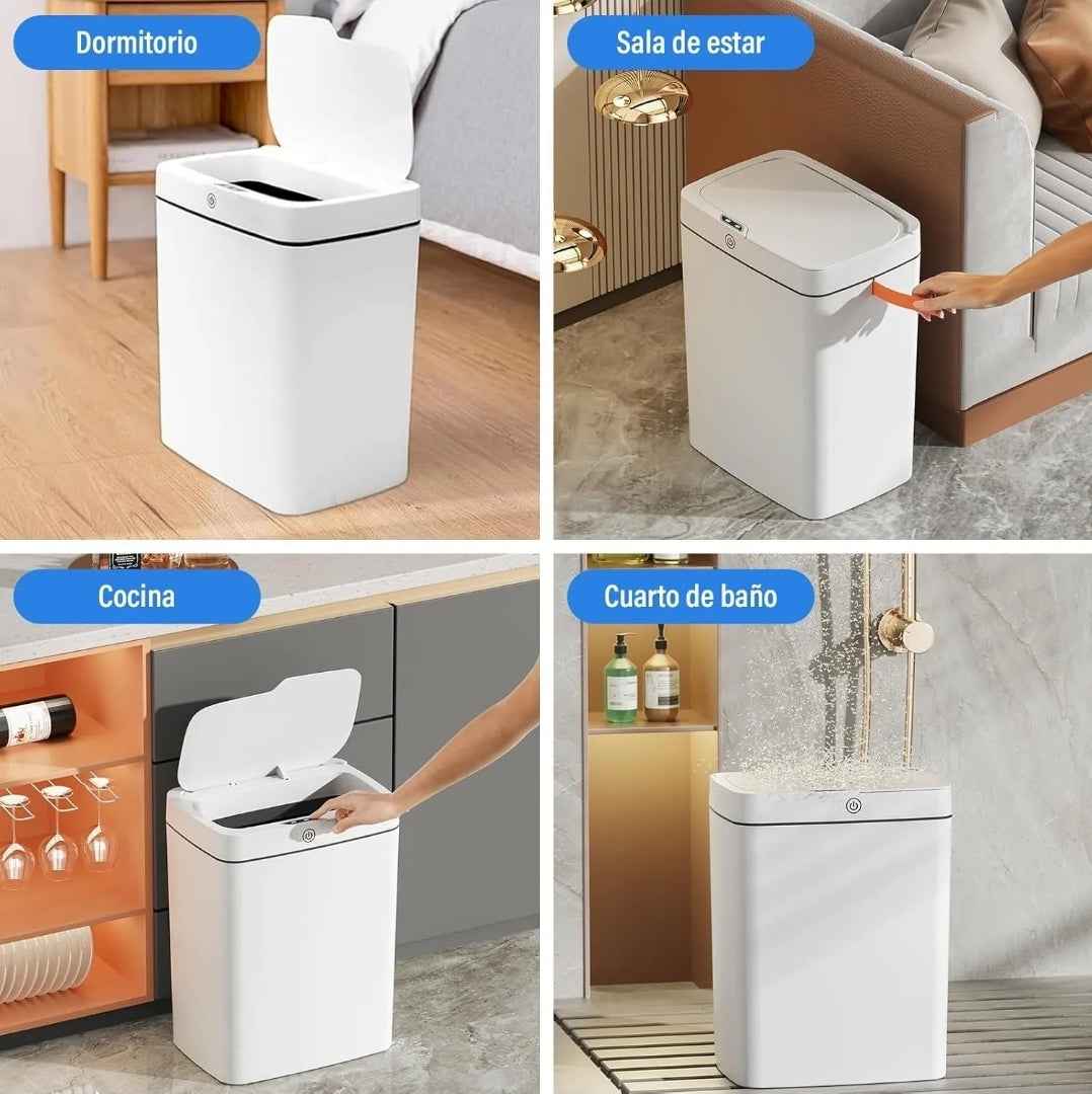 Bote inteligente para basura 2 pack 17 L