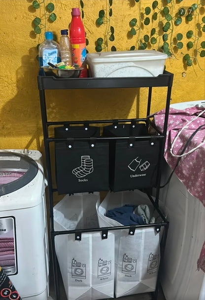 Cesto Ropa Sucia Plegable Portátil 150L
