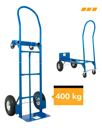 Diablo plataforma 400kg  azul