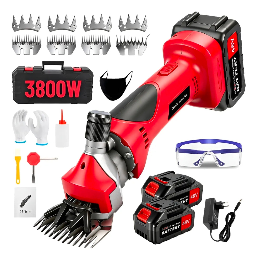 Rasuradora Trasquiladora Para Borregos Ovejas Y Perro Grande 3800w