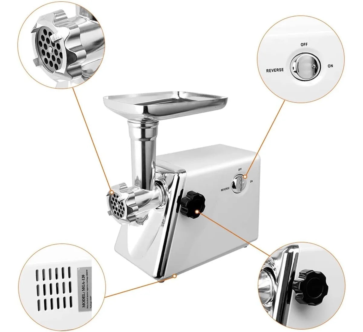 Picadora Molino Picador Eléctrico Carne Y Embutidos 3000w