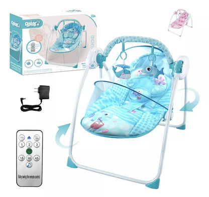 Silla Mecedora Raganet Para Bebes Con Control Remoto