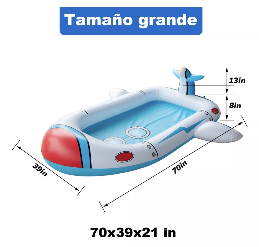 Piscina Inflable Infantil Tipo Fuente 180x100x50 Cm alberca