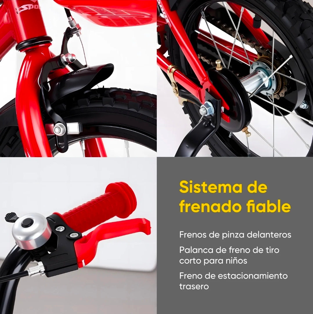 Bicicleta infantil con ruedas R14