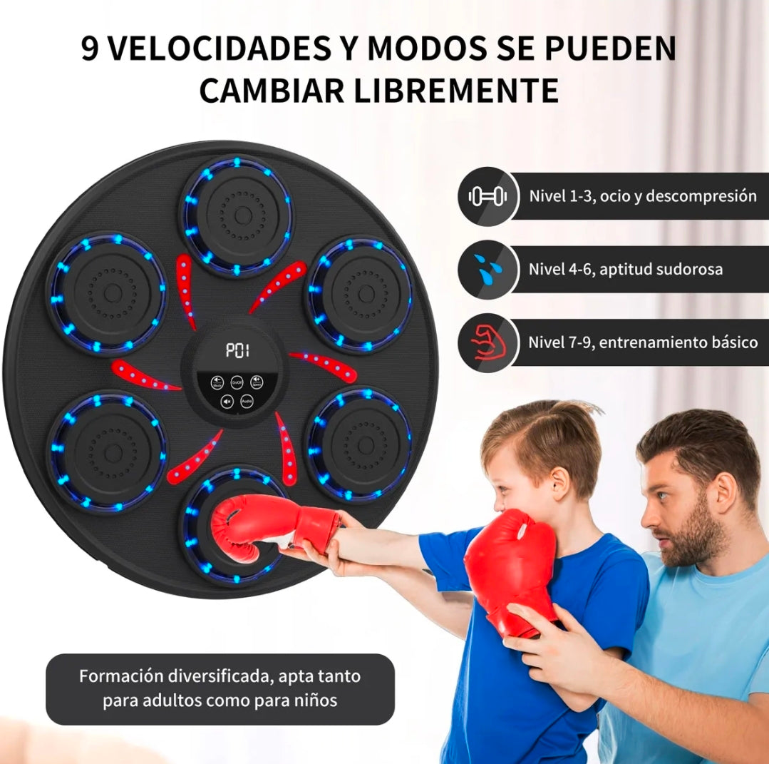 Máquina De Boxeo Musical Bluetooth Inteligente