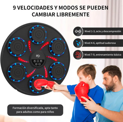 Máquina De Boxeo Musical Bluetooth Inteligente