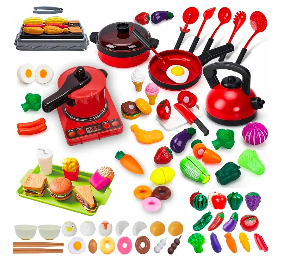 Juguetes para cocina 82 piezas