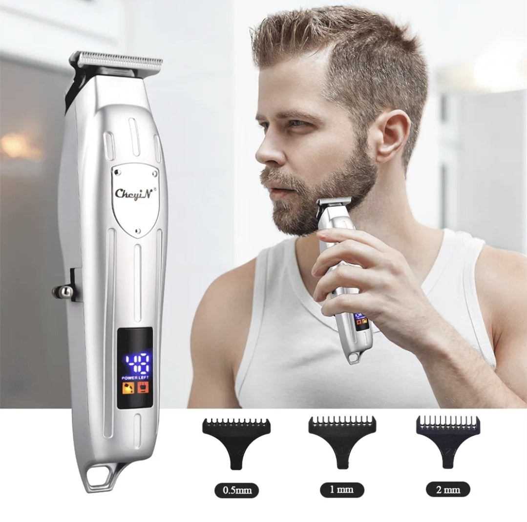 Kit Máquinas Cortadoras de Cabello Barberia Profesional bateria recargable