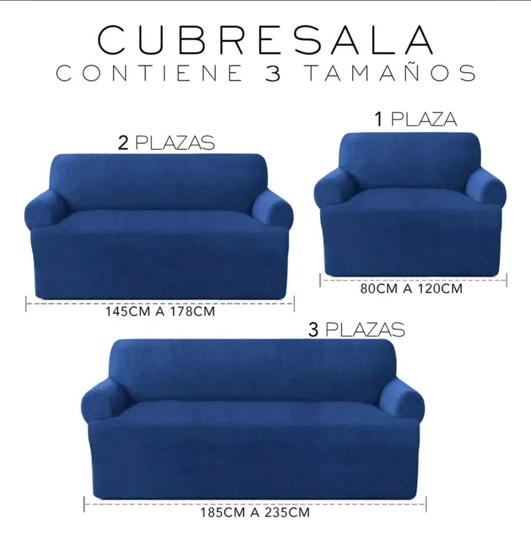 Funda Cubre Sala Ajustable 3pz