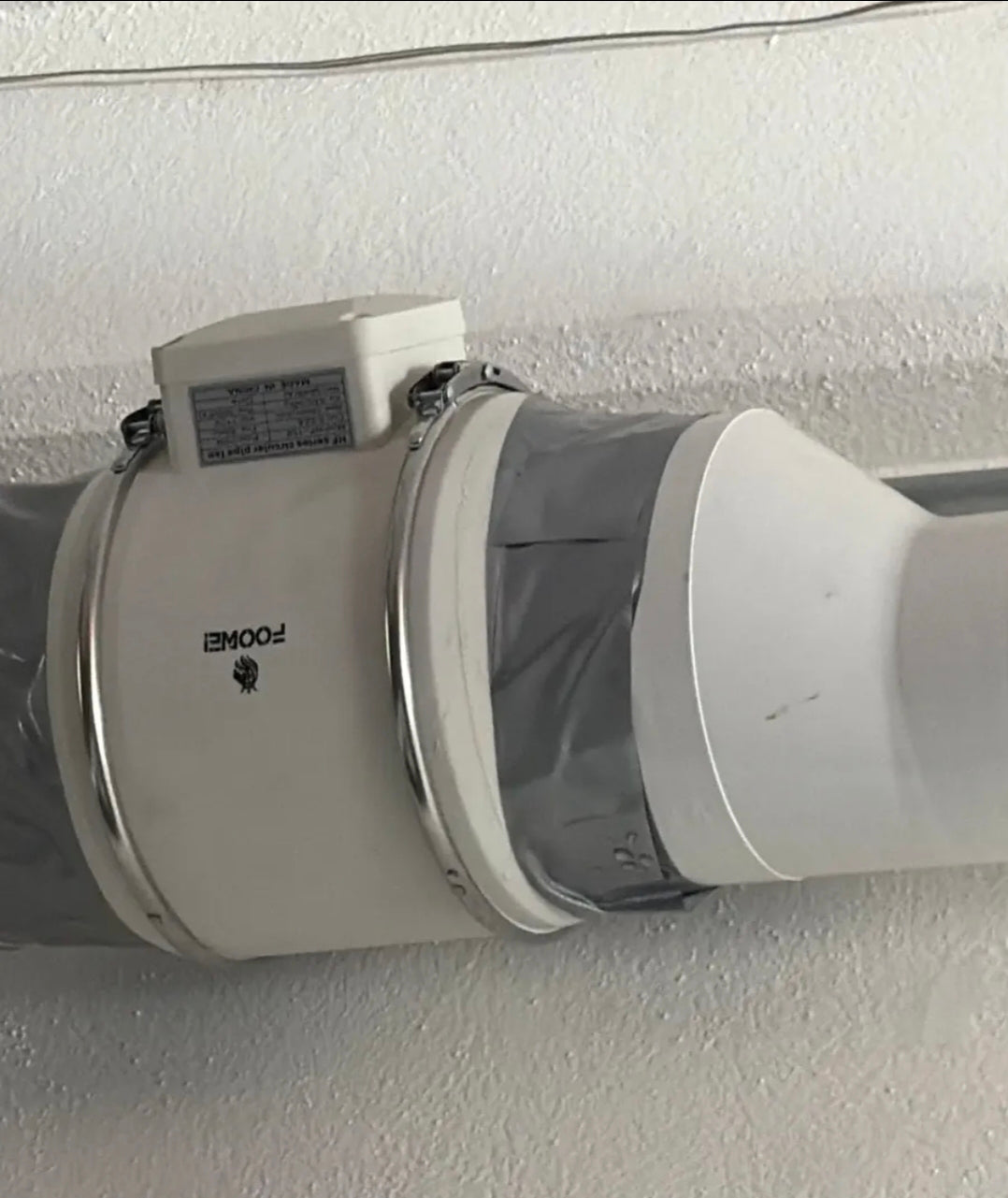Extractor De Aire Industrial De 6 Pulgadas FOOWEI