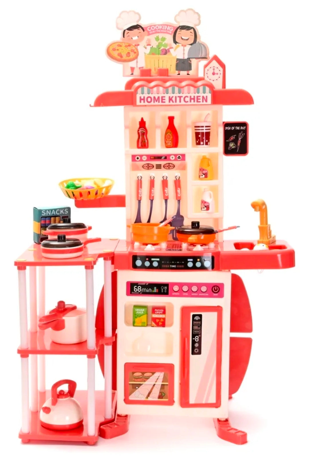 Cocina de juguete con luz, agua y sonido 73pz