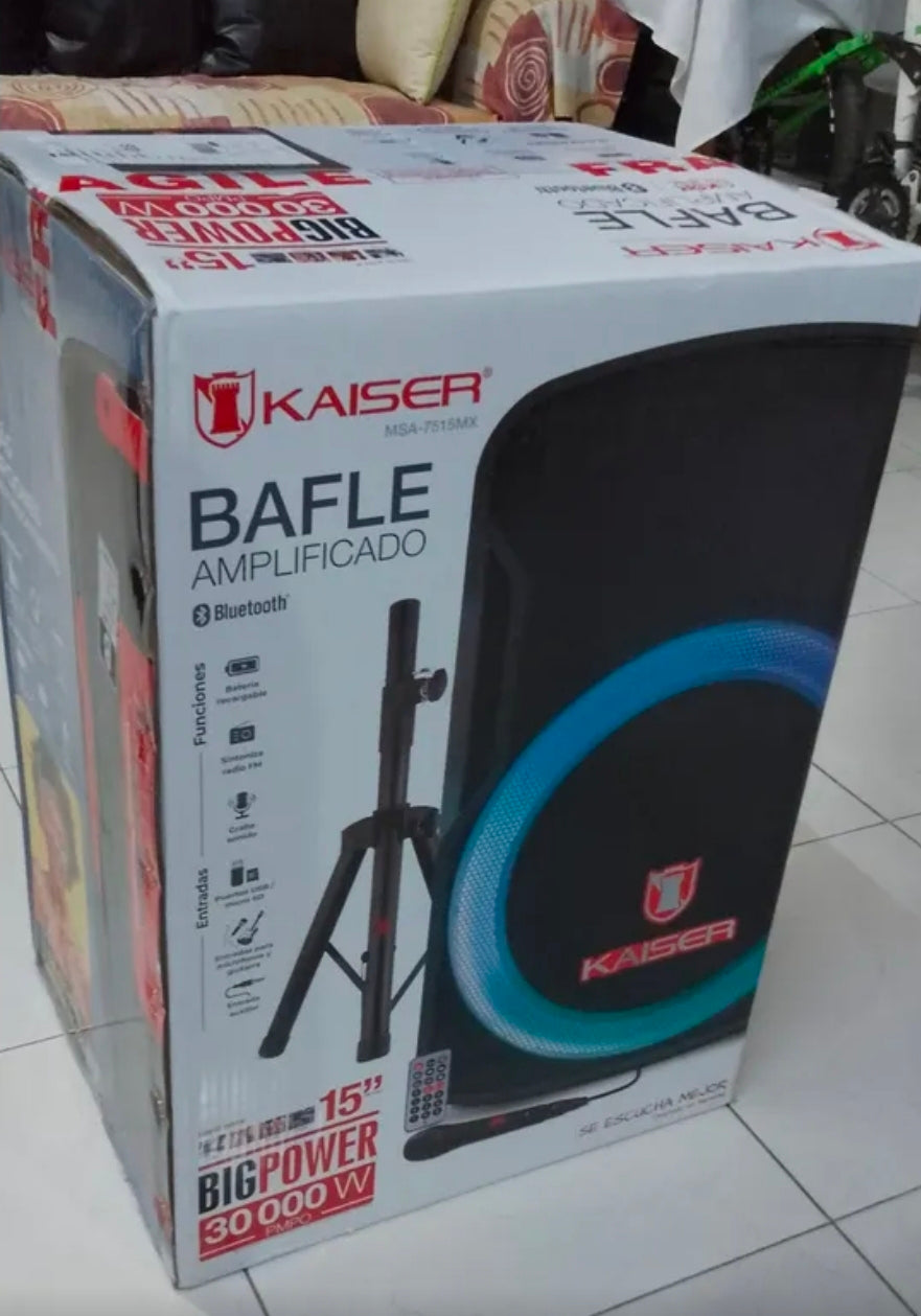 Bocina Kaiser portátil con bluetooth