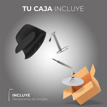 6 bancos modelo Tulip con asiento acolchado