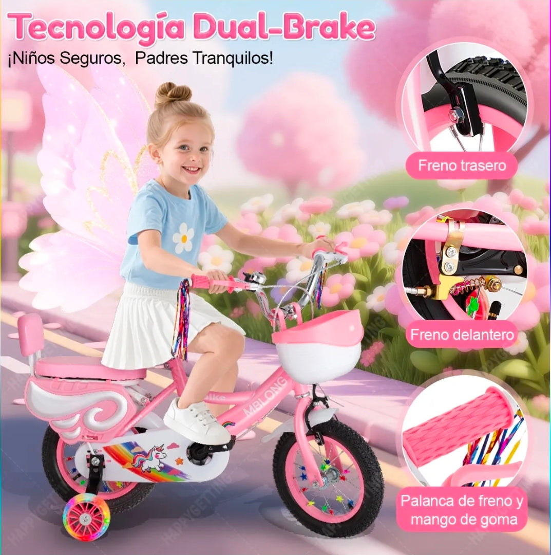 Bicicleta  Infantil Para niños De 2-6 años R12