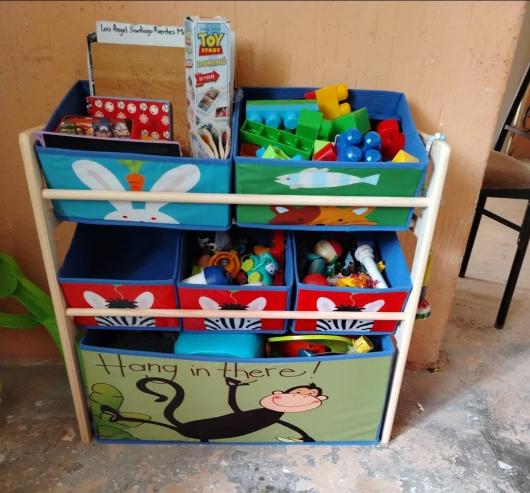 Juguetero infantil 6 espacios