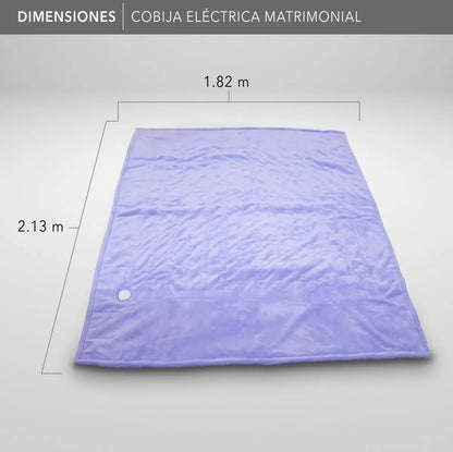 Cobija eléctrica lila