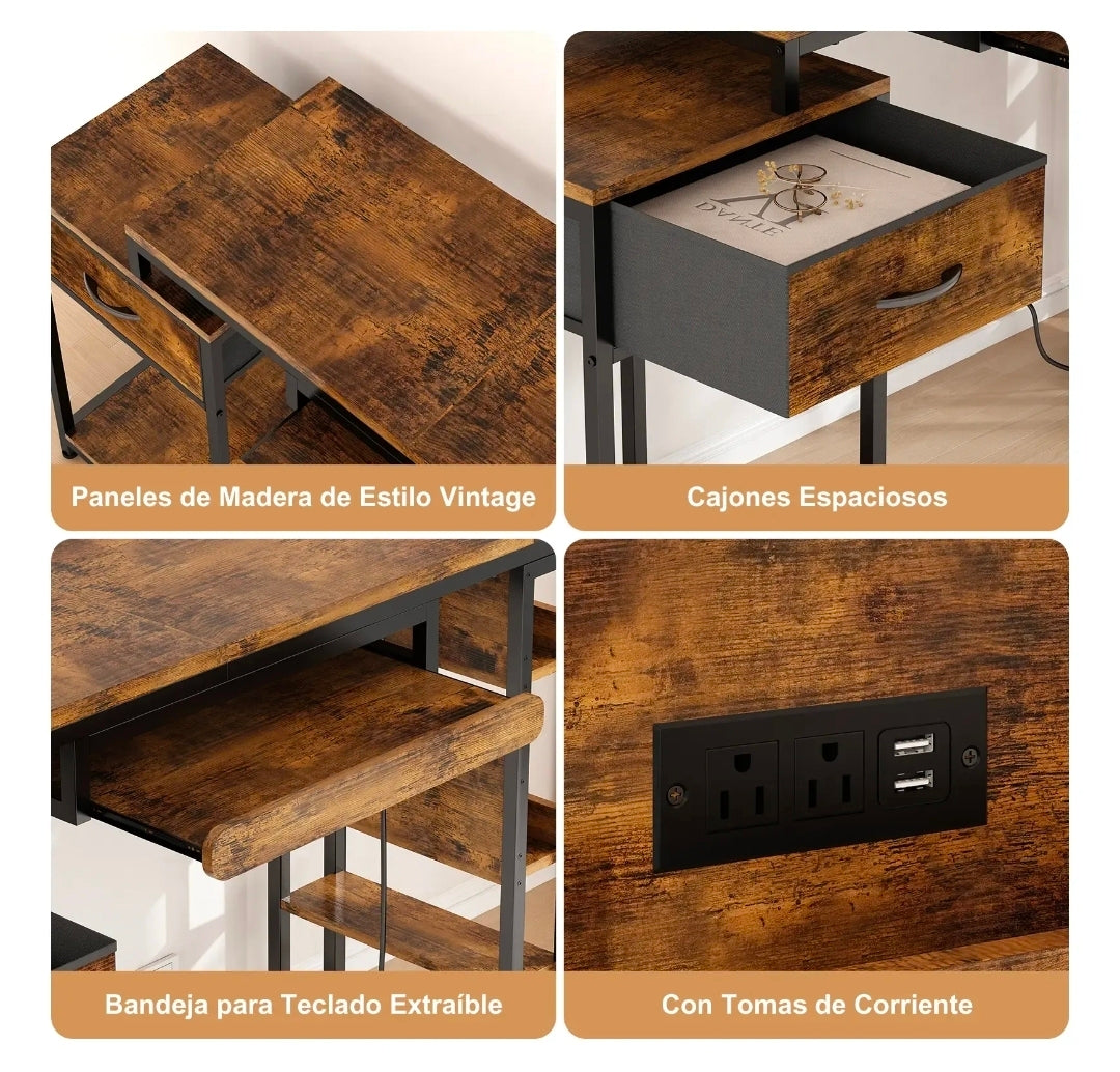 Escritorio moderno para consola
