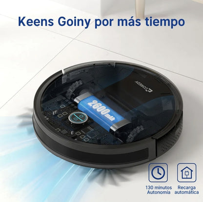 Aspiradora Robot Intelig Con Control Remoto