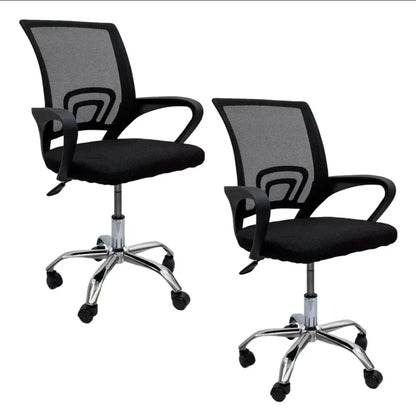 2 Sillas Oficina Ejecutiva Reclinable Ergonómica Escritorio
